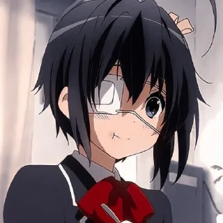 Sticker from Takanashi Rikka @anime_stickerspack