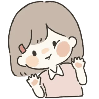 Sticker from girls can use stickers