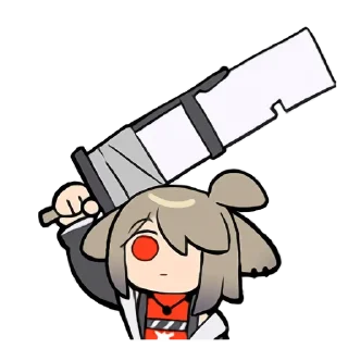 ☹️ emoji 明日方舟 / Arknights 4 Telegram sticker 16 of 112
