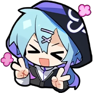 ✌️ emoji 明日方舟 / Arknights 10 Telegram sticker 22 of 108