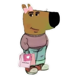 Sticker from Chill guy