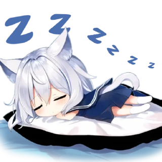 😴 emoji AOのステッカー Telegram sticker 19 of 36