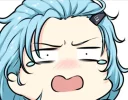 😥 emoji 崩崩崩四格表情包 Telegram sticker 8 of 41