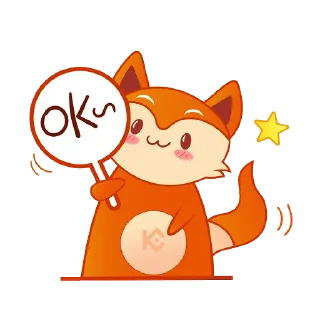 Sticker from New KuCoin KuFox