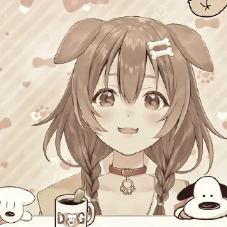 🐶 emoji ஓ๑ 𝐈nugami 𝐊orone ▸ @tikelcity2 ๑ஓ Telegram sticker 10 of 60