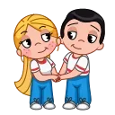 😘 emoji Lover couple - @istkr Telegram sticker 7 of 15
