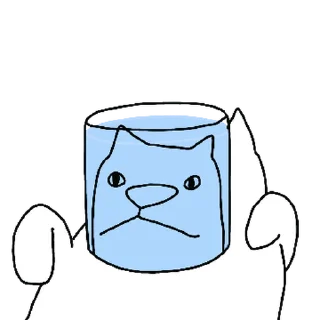 💬 emoji White Cat ^•^ @OstickersO Telegram sticker 19 of 24