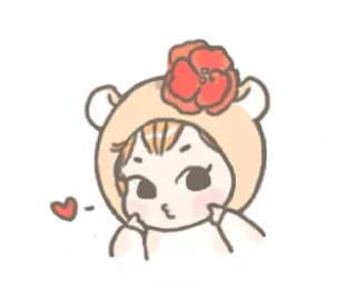 ❤️ emoji Hamster Baby @bistic Telegram sticker 10 of 40