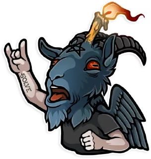 🤘 emoji Myths & Horror Telegram sticker 21 of 38