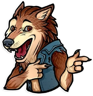 😂 emoji Myths & Horror Telegram sticker 13 of 38