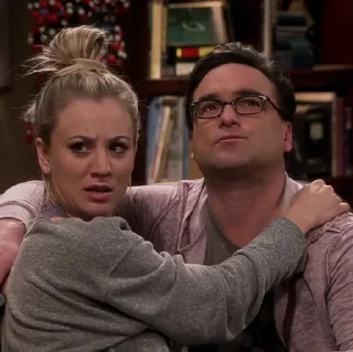 👩‍❤️‍👨 emoji Big Bang Theory Telegram sticker 14 of 50
