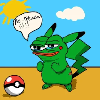 🏖 emoji Pepemon @PokeSticker Telegram sticker 18 of 43