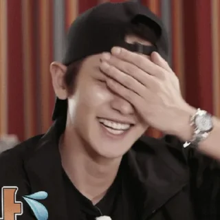 ⌚️ emoji 𖥻 ִֶָ  CHANYEOL @tehkotack ⌚️ ๑՞ Telegram sticker 9 of 75