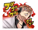 😟 emoji Fairy Tail Telegram sticker 17 of 40