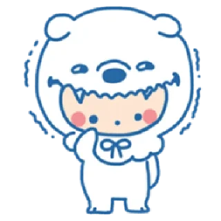 🥶 emoji Ookami Bouya | @cutestickers4you Telegram sticker 5 of 40