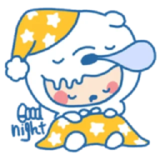 😴 emoji Ookami Bouya | @cutestickers4you Telegram sticker 14 of 40