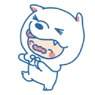 🤣 emoji Ookami Bouya | @cutestickers4you Telegram sticker 3 of 40