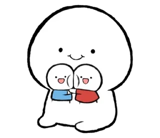 ⚪️ emoji baby blob | @phstickerpackganern Telegram sticker 20 of 40