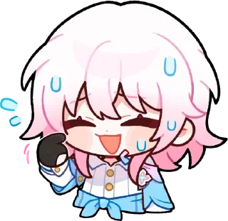 😢 emoji Март 7 | @honkaistarrailofficial Telegram sticker 7 of 16