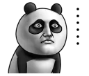 🙁 emoji Lucu Panda. @bistic Telegram sticker 5 of 40