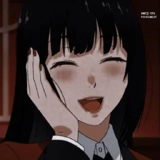 🃏 emoji Kakegurui || @moiStickers Telegram sticker 11 of 54