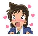 😍 emoji Detective Conan @stickerscar Telegram sticker 9 of 40