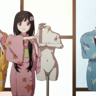 💃 emoji Monogatari Series: Off & Monster Season // @Anime_Sticker_noob Telegram sticker 17 of 19