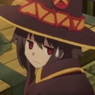 🍙 emoji Megumin - @Animecouplegallery Telegram sticker 20 of 25