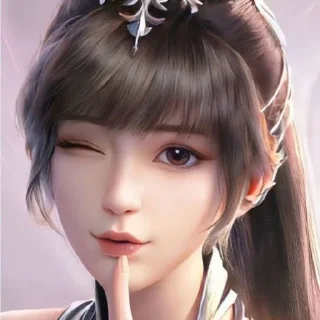 🤫 emoji Cute Donghua Girl (@seatv24) Telegram sticker 6 of 60