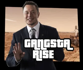 😊 emoji Gangsta Rise Telegram sticker 9 of 15