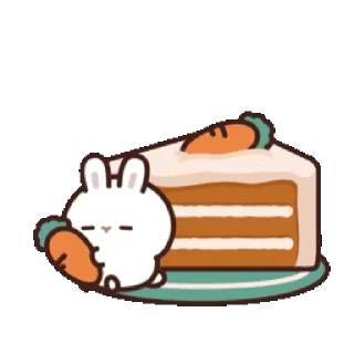 💬 emoji 白兔君的招呼 全螢幕貼圖_kal Telegram sticker 6 of 24