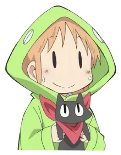 😍 emoji Hakase Shinonome @Anak_kucing_stiker Telegram sticker 10 of 40