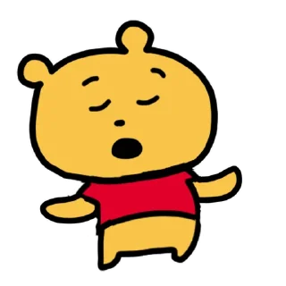 👐 emoji 搞笑小Pooh Telegram sticker 18 of 90