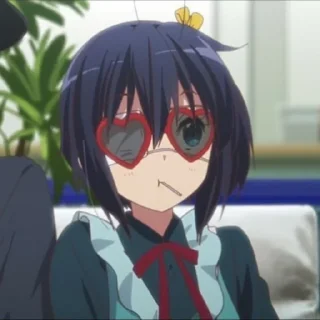 🤔 emoji Rikka Takanashi Telegram sticker 15 of 17