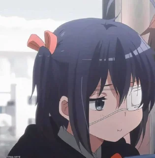 😒 emoji Rikka Takanashi Telegram sticker 13 of 17