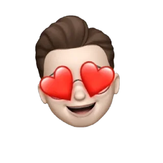 Sticker from apple memoji by : @wichies on telegram