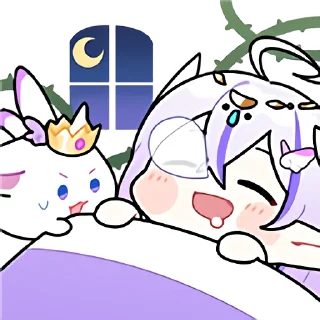 💤 emoji 七濑Unia By.匣子 @limeSticker Telegram sticker 21 of 47