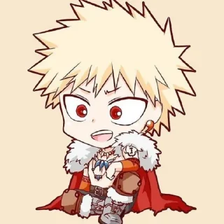 🖕 emoji Bakugou katsuki @auliakharie Telegram sticker 6 of 48