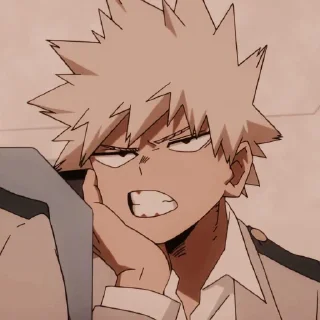 🧚 emoji Katsuki bakugou - @lovelyhelpeu Telegram sticker 15 of 30
