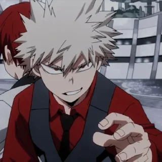 👍 emoji Bakugou Katsuki / @anime_sticker_pack Telegram sticker 18 of 40