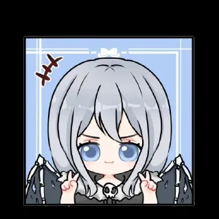 ✌️ emoji 魔骨的表情包 Telegram sticker 19 of 32