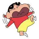 😫 emoji Crayon Shin-chan @stickerscar Telegram sticker 17 of 40