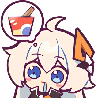 😋 emoji 崩坏3rd·天穹流星 Telegram sticker 5 of 12