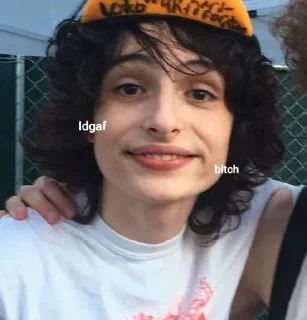 🔥 emoji finn wolfhard @Lousser Telegram sticker 17 of 62