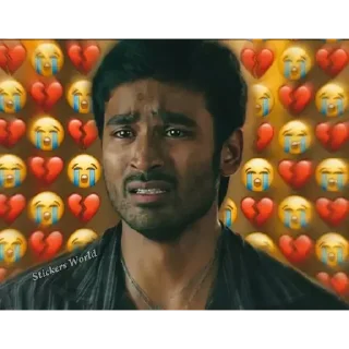 Sticker from @StickersWorld_Offl Sad Stickers