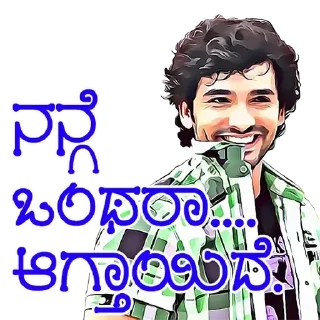 Sticker from @KannadaWarriors Diganth