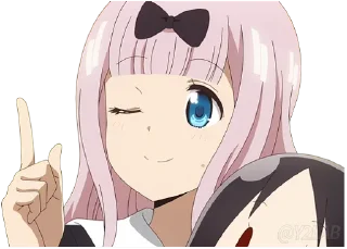 😉 emoji @Y2Lab Kaguya-sama wa Kokurasetai: First Kiss wa Owaranai Telegram sticker 11 of 41