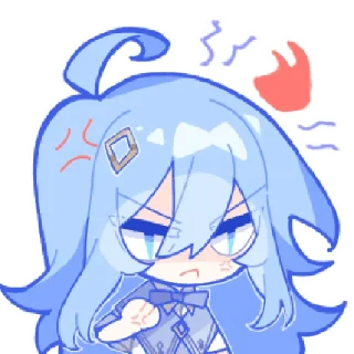 😡 emoji 清濑冰 @zhaxia_cn Telegram sticker 7 of 16