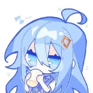🍵 emoji 清濑冰 @zhaxia_cn Telegram sticker 4 of 16