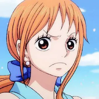 🧡 emoji @STIKERANIMEX ➖ NAMI Telegram sticker 10 of 25